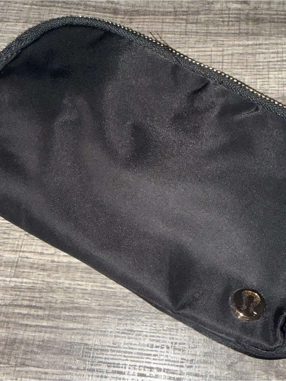 lululemon athletica Black Nylon Crossbody Pouch